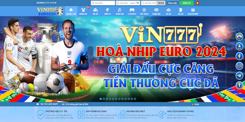 Vin777 một sân chơi rất uy tín